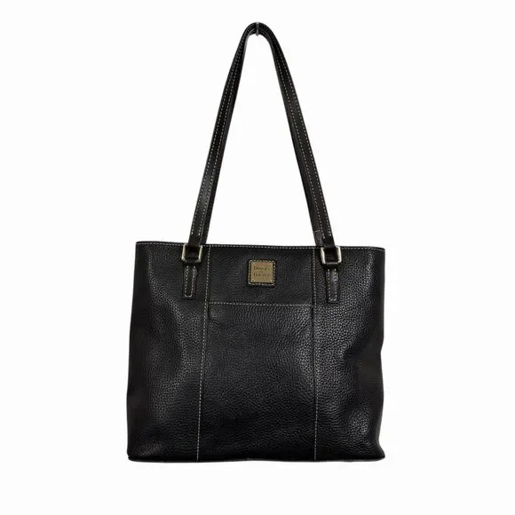 Dès Vu Womens Shopper Tote Bag | Black